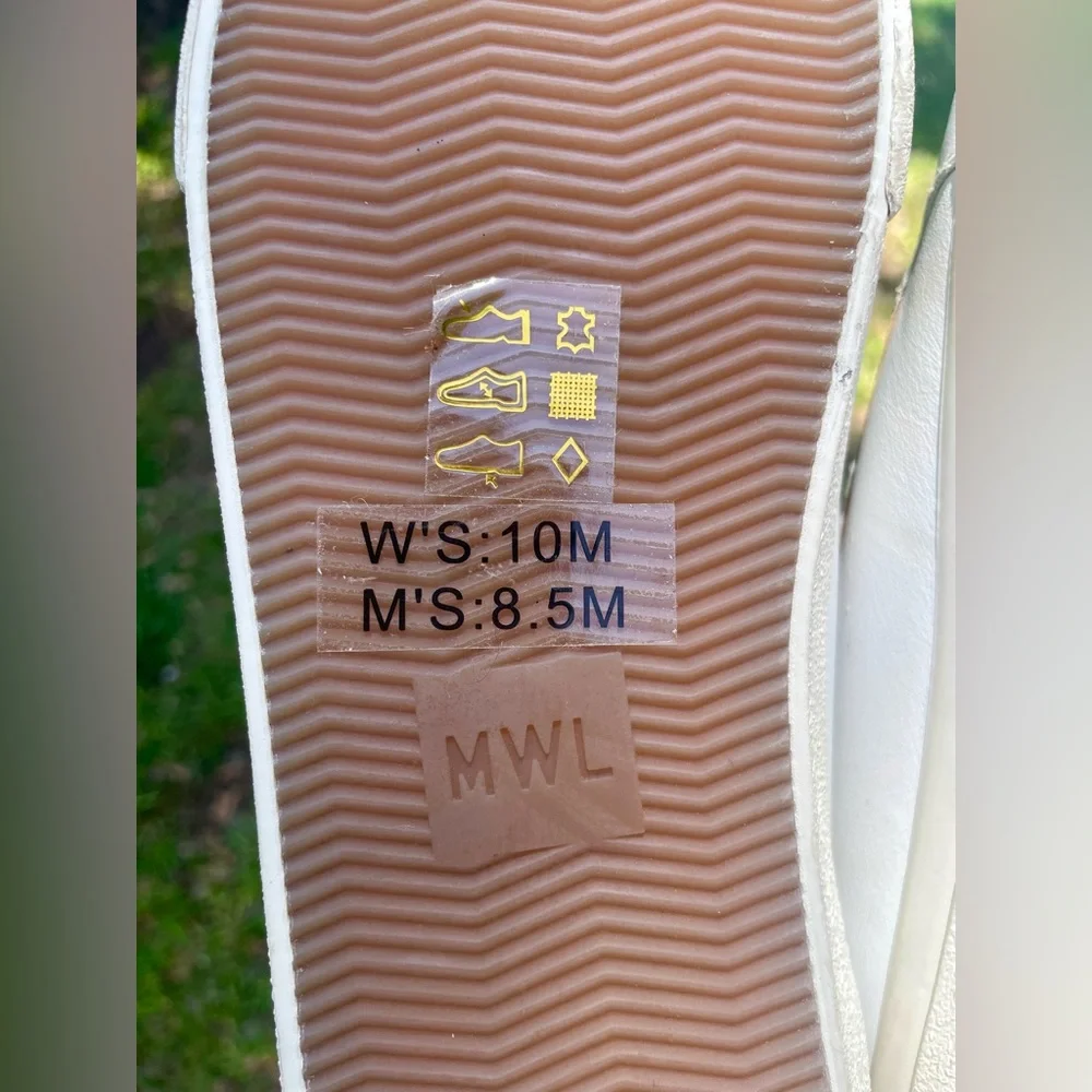 Madewell High Top Sneakers Shoes Women's Size 10 Leather White NWOB NWOT Casual - Picture 8 of 13